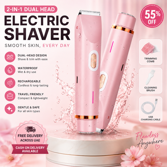 2 in 1 Dual Head Shaver Women